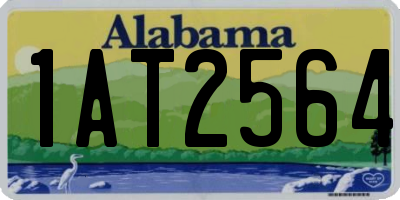 AL license plate 1AT2564