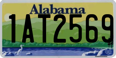 AL license plate 1AT2569