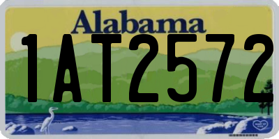 AL license plate 1AT2572