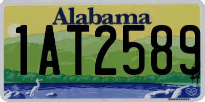 AL license plate 1AT2589