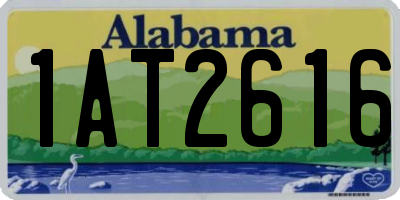 AL license plate 1AT2616