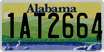 AL license plate 1AT2664