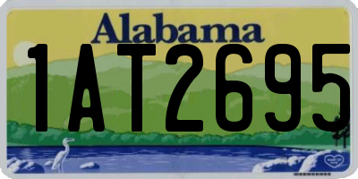 AL license plate 1AT2695