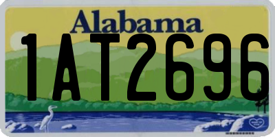AL license plate 1AT2696