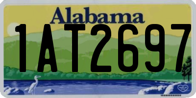AL license plate 1AT2697