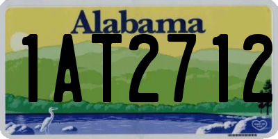AL license plate 1AT2712