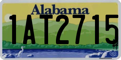 AL license plate 1AT2715