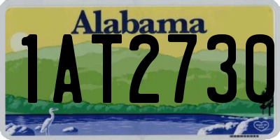 AL license plate 1AT2730