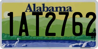AL license plate 1AT2762