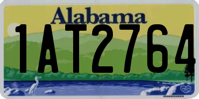 AL license plate 1AT2764