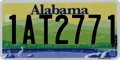 AL license plate 1AT2771