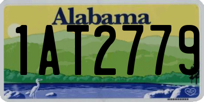 AL license plate 1AT2779