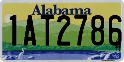 AL license plate 1AT2786