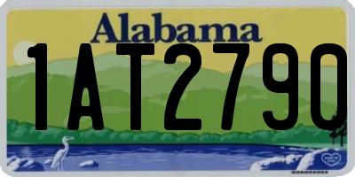 AL license plate 1AT2790