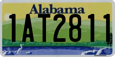AL license plate 1AT2811