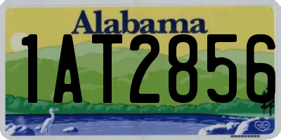 AL license plate 1AT2856