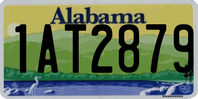 AL license plate 1AT2879