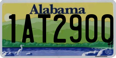 AL license plate 1AT2900