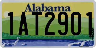 AL license plate 1AT2901