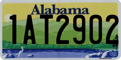 AL license plate 1AT2902