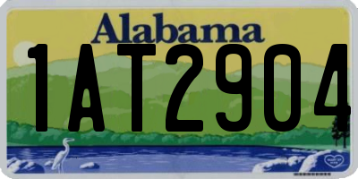 AL license plate 1AT2904