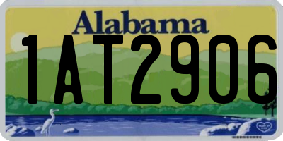 AL license plate 1AT2906