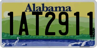 AL license plate 1AT2911
