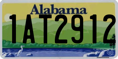 AL license plate 1AT2912