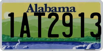 AL license plate 1AT2913