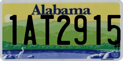 AL license plate 1AT2915