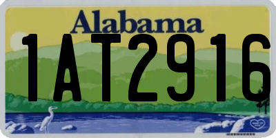 AL license plate 1AT2916