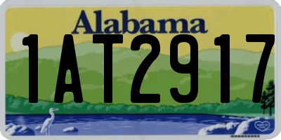 AL license plate 1AT2917