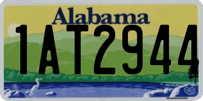 AL license plate 1AT2944