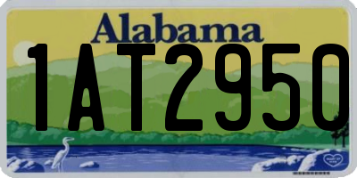 AL license plate 1AT2950
