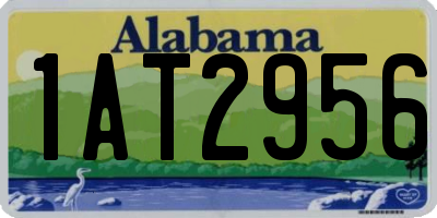 AL license plate 1AT2956