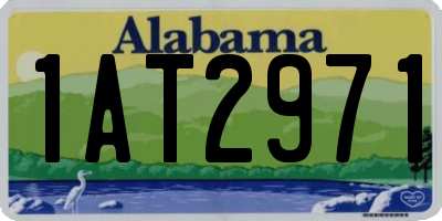 AL license plate 1AT2971