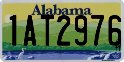 AL license plate 1AT2976
