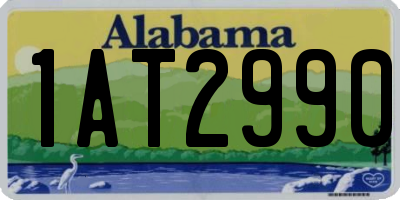 AL license plate 1AT2990