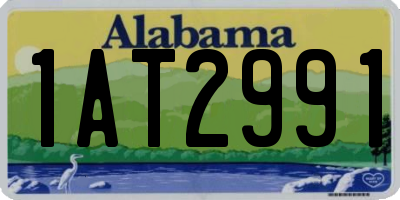 AL license plate 1AT2991