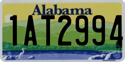 AL license plate 1AT2994