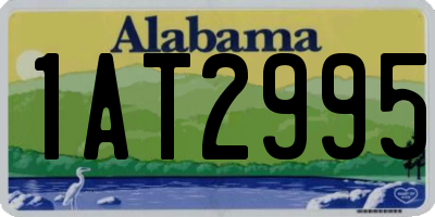 AL license plate 1AT2995