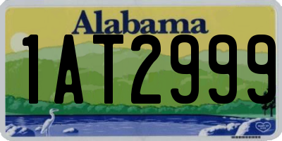 AL license plate 1AT2999