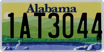 AL license plate 1AT3044