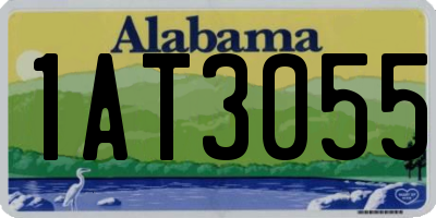 AL license plate 1AT3055