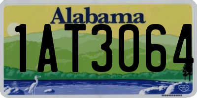 AL license plate 1AT3064