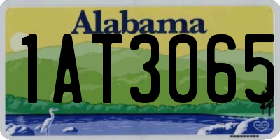 AL license plate 1AT3065