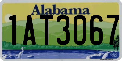 AL license plate 1AT3067