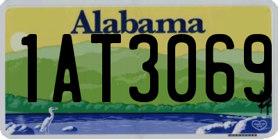 AL license plate 1AT3069