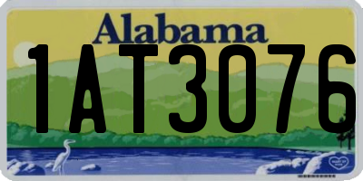 AL license plate 1AT3076
