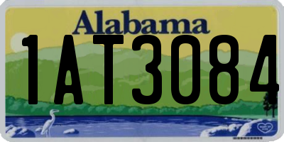AL license plate 1AT3084